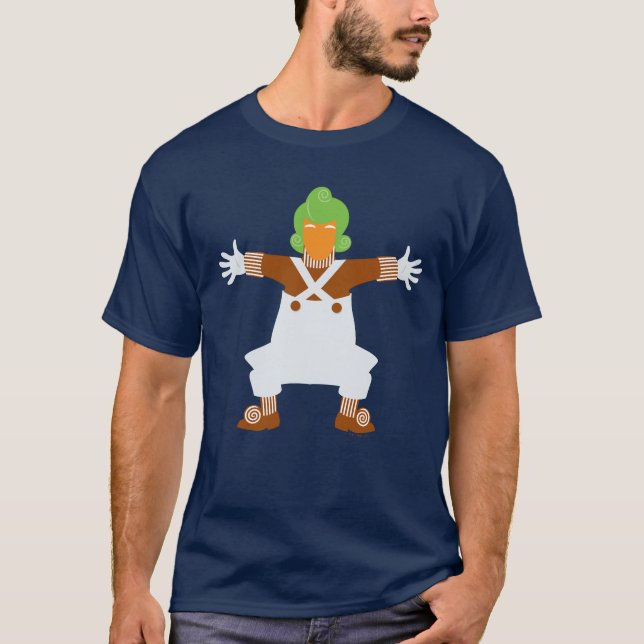 Oompa Loompa Arms Out T-Shirt (Front)