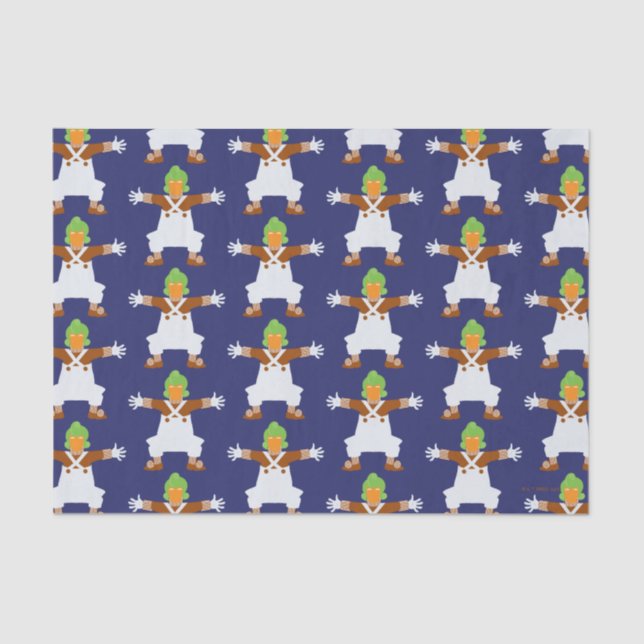 Oompa Loompa Arms Out Tissue Paper (Front)