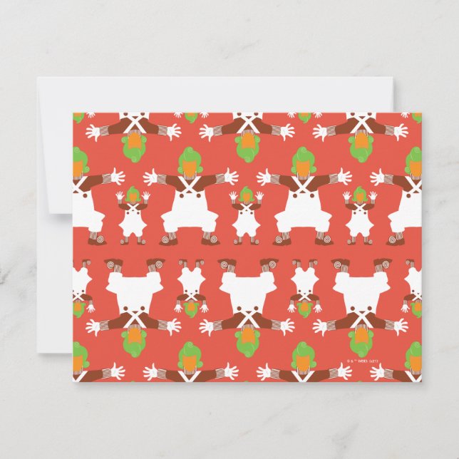 Oompa Loompa Dancing Pattern Card (Front)