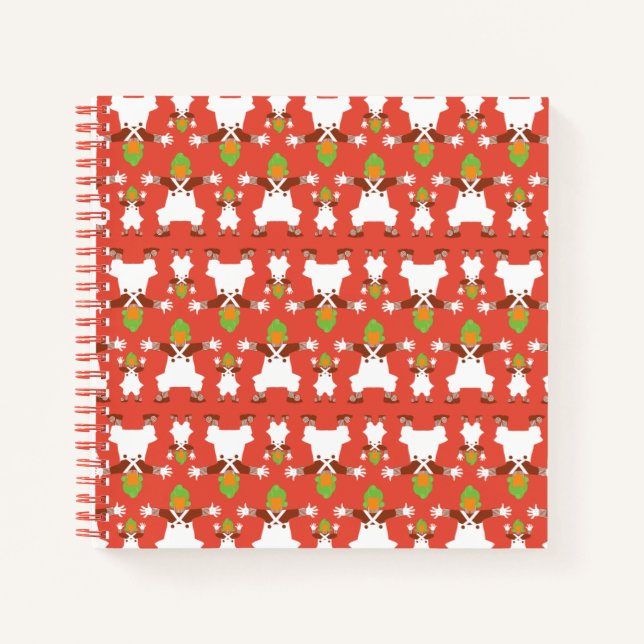 Oompa Loompa Dancing Pattern Notebook (Front)