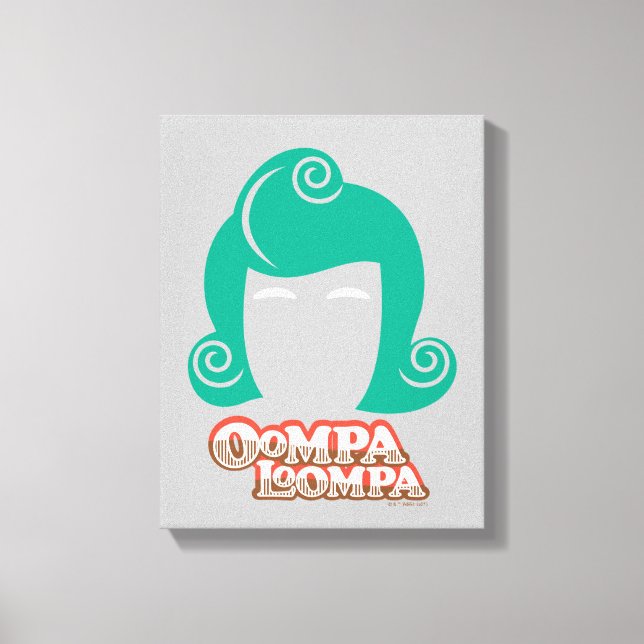 Oompa Loompa Hair Graphic Canvas Print (Front)
