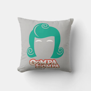 Oompa Loompa Hair Graphic Cushion