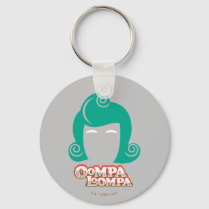 Oompa Loompa Hair Graphic Key Ring