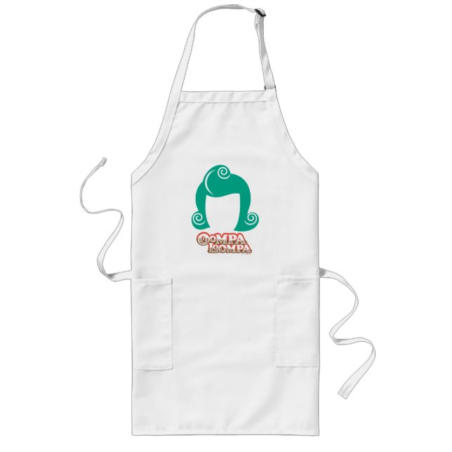 Oompa Loompa Hair Graphic Long Apron (Front)
