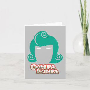 Oompa Loompa Hair Graphic Note Card