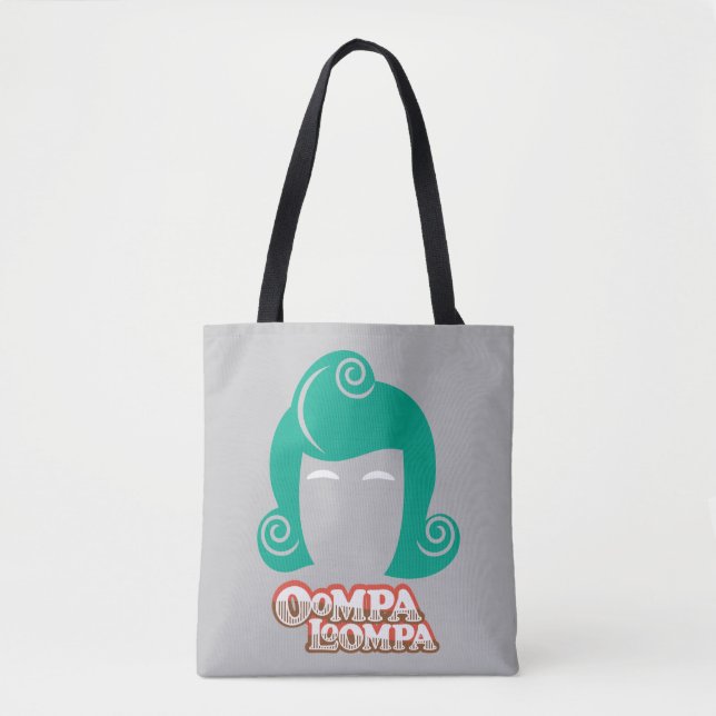 Oompa Loompa Hair Graphic Tote Bag (Front)