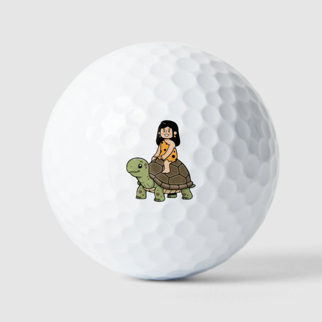 Oona and the Tortoise Golf Balls (Front)
