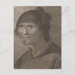 Oonalashka woman, Alaska Postcard