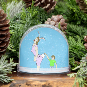 oooo fuzzy snowglobe