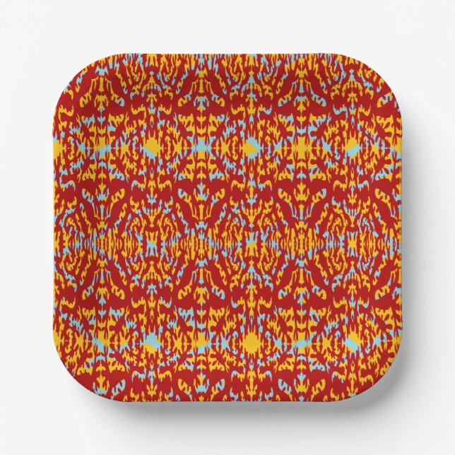 OoOrgAnNik Red Paper Plate (Front)
