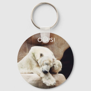 OOPS - Befuddled Bear Key Ring