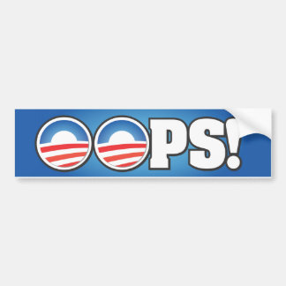 oops! bumper sticker