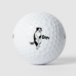 Oops cat golf balls