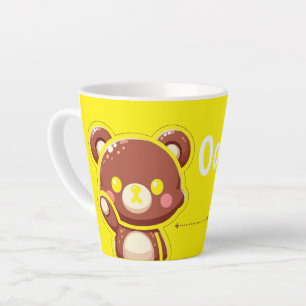 Oops! Cute Teddy Bear Mug – Fun Yellow Coffee Cup