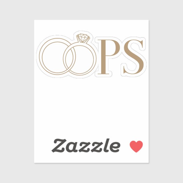 OOPS!  Divorce Shower Party (Sheet)