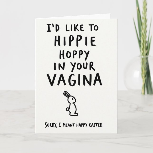 Oops Happy Spring Card (Front)