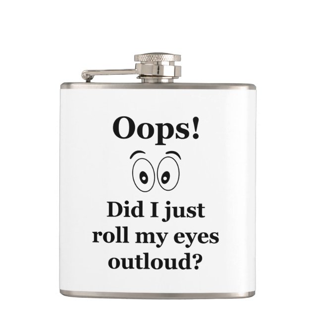 Oops! Hip Flask (Front)