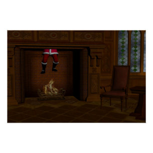 Oops - Hot Surprise For Santa Claus Poster