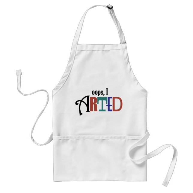 Oops, I Arted Apron (Front)