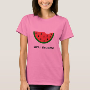 oops I ate a seed Maternity Shirt