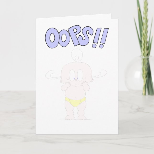 oops, I forgot your birthday Card (Front)