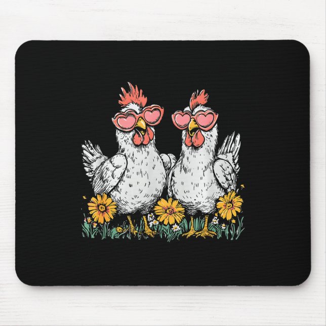 Oops I Got Another Chicken, Funny Farm Animal  Mouse Mat (Front)