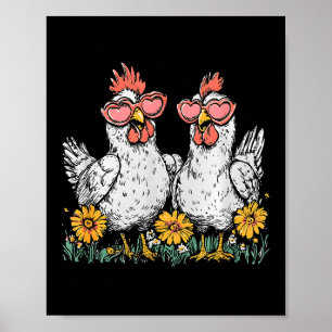Oops I Got Another Chicken, Funny Farm Animal Poster