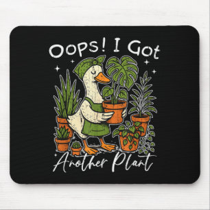 Oops I Got Another Plant, Silly Goose Plant, Funny Mouse Mat
