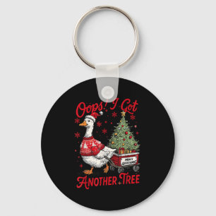 Oops I Got Another Tree Funny Christmas Silly Goos Key Ring