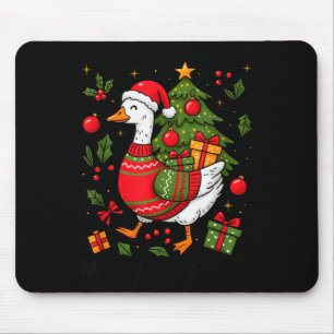 Oops I Got Another Tree Merry Goosemas Silly Goose Mouse Mat