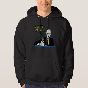 Oops Is Potato Joke Blue And Yellow Ice Cream Hoodie