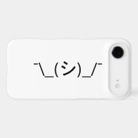 Oops Shrug Emoticon ¯\_(シ)_/¯ Japanese Kaomoji