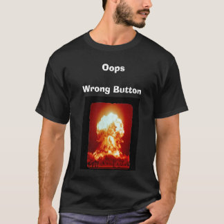 Oops Wrong Button,    Dark T-shirt