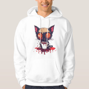 Oopsie Meow Sad Kawaii Cat Coffee Lover Hoodie
