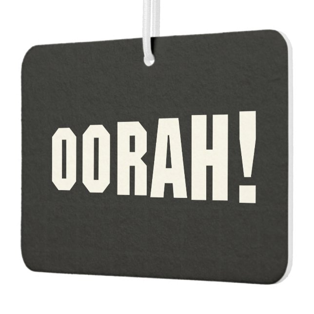 OORAH! CAR AIR FRESHENER (Left)