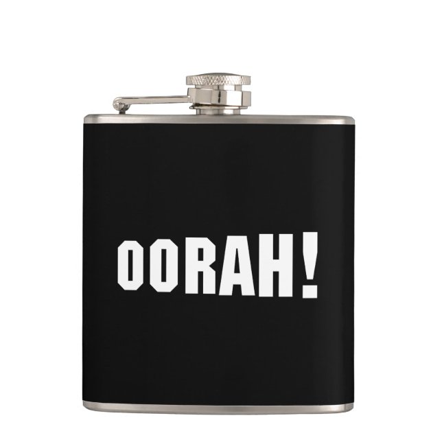 OORAH! HIP FLASK (Front)
