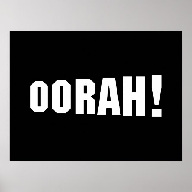 OORAH! POSTER (Front)