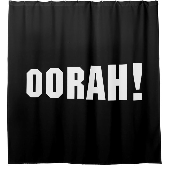 OORAH! SHOWER CURTAIN (Front)