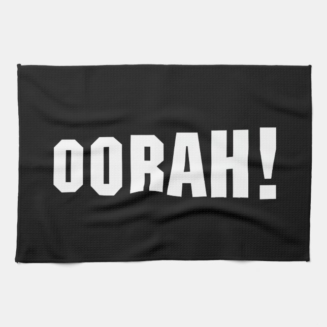 OORAH! TEA TOWEL (Horizontal)