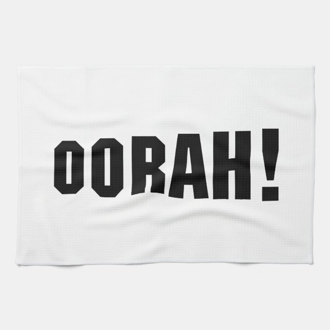 OORAH! TEA TOWEL (Horizontal)