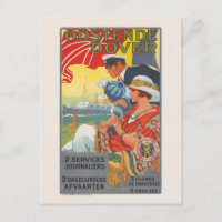 Oostende Dover Vintage Poster 1920