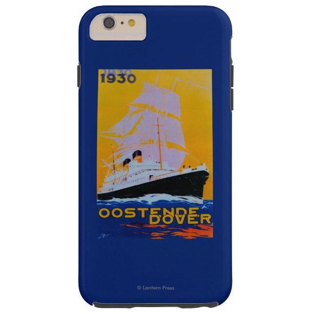 Oostende Dover Vintage PosterEurope Case-Mate iPhone Case (Back)