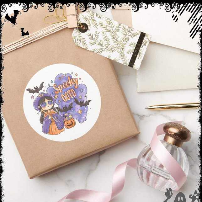 OOTD | ExDesigner | Halloween Classic Round Sticker (Creator Uploaded)
