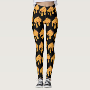 oozing cheese pizza leggings