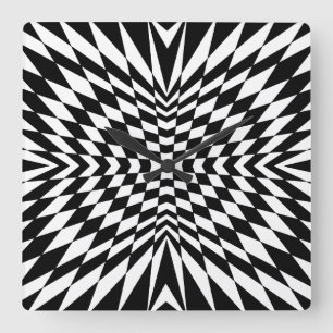 OP -Art #10 at Emporio Moffa Square Wall Clock
