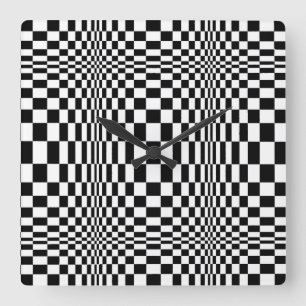 OP -Art #1 at Emporio Moffa Square Wall Clock