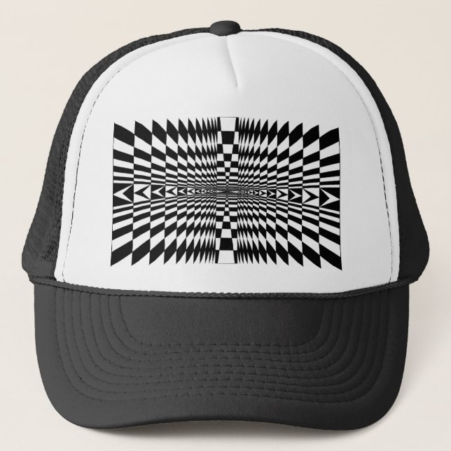 Op Art #217 Trucker Hat (Front)