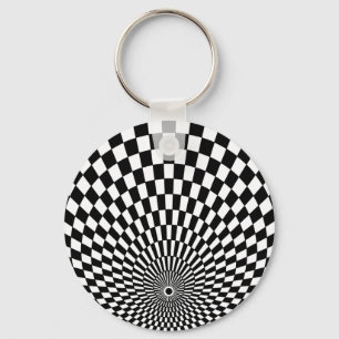 OP -Art #2 at Emporio Moffa Key Ring