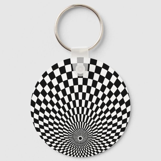 OP -Art #2 at Emporio Moffa Key Ring (Front)