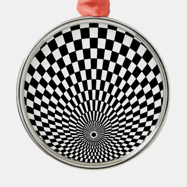 OP -Art #2 at Emporio Moffa Metal Tree Decoration (Front)